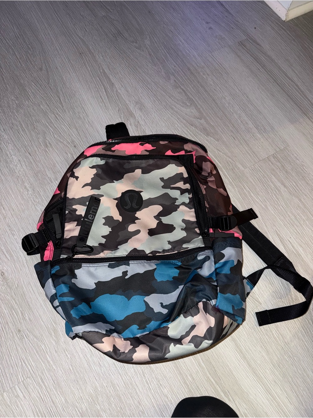 lululemon athletica Multicolor Camo Backpack – Blue, Pink, Gray